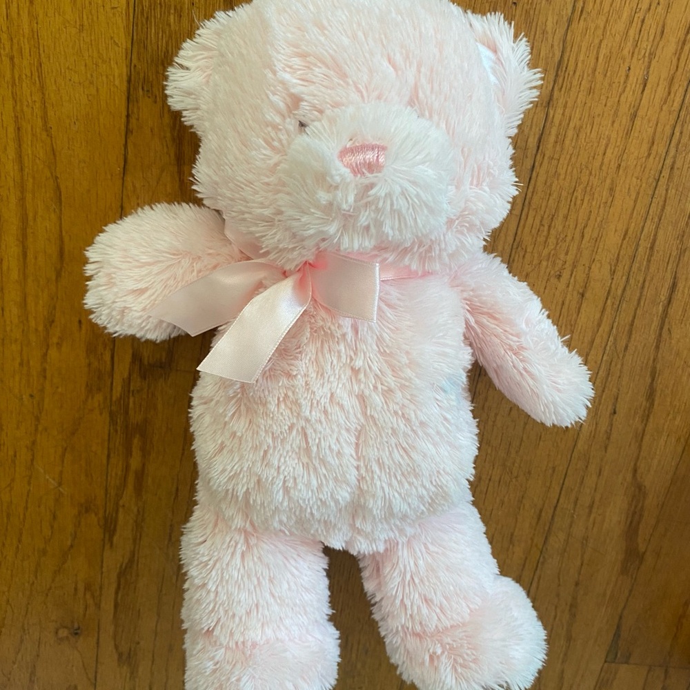 Gund My First Teddy Pink Stuffed Animal Plush Bear